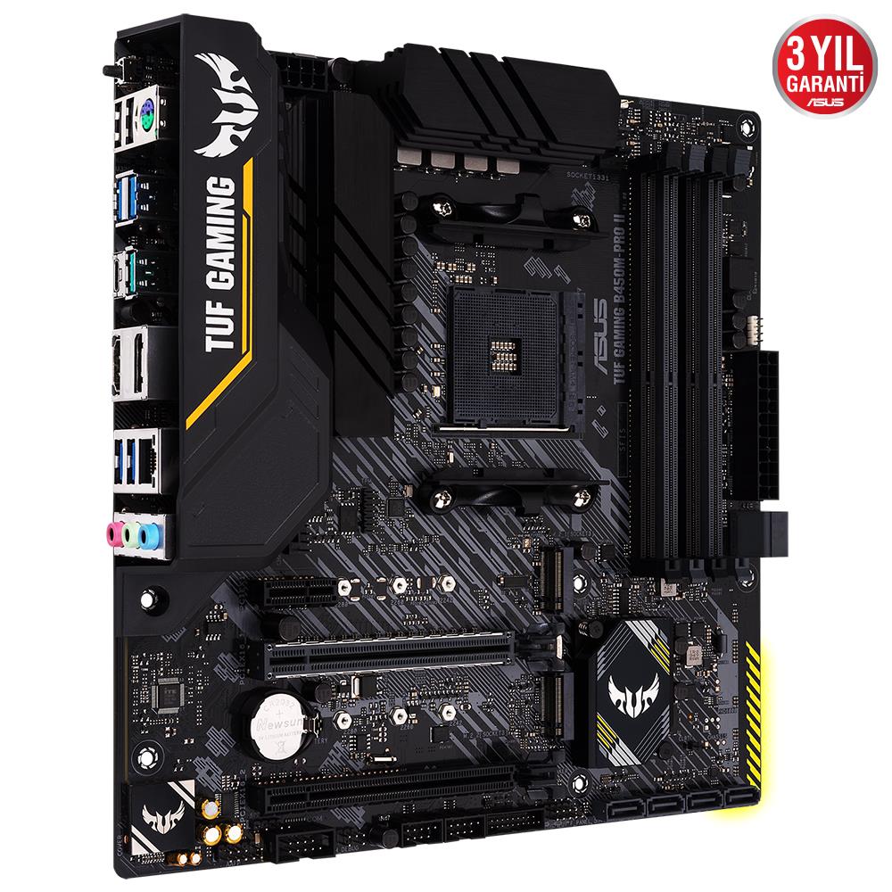 Asus Tuf B450MPro II BIOS FlashBack Gaming Amd B450 Am4 Ddr4 4400 Matx