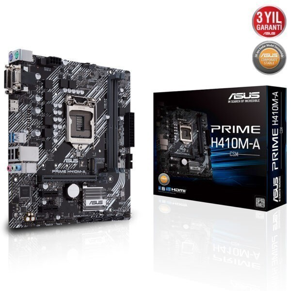 Asus prime h410m-a/csm 2933mhz ddr4 soket 1200 m. 2 matx anakart