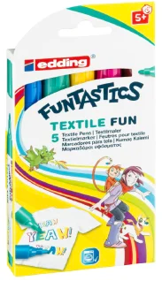 edding 17 Funtastics Textile Fun Tekstil Kalemleri