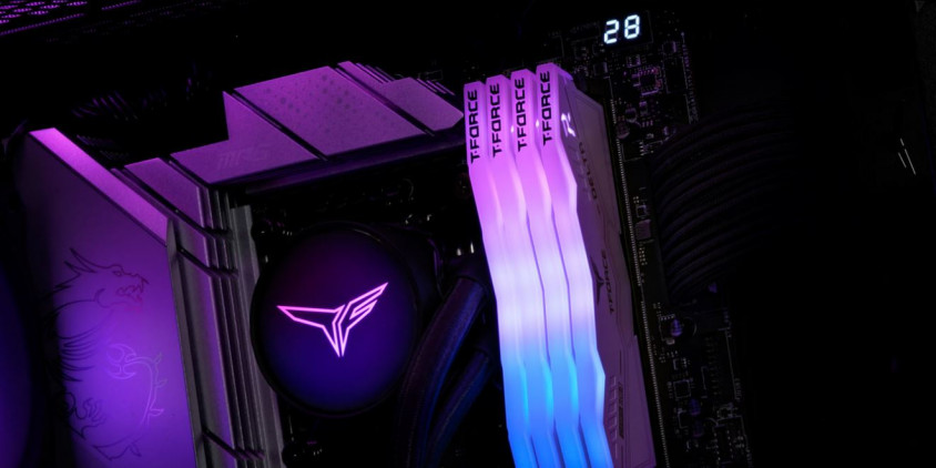 Team T-Force DELTA RGB  32GB(2x16GB) 5200Mhz DDR5 Gaming Ram (FF4D532G5200HC40CDC01)