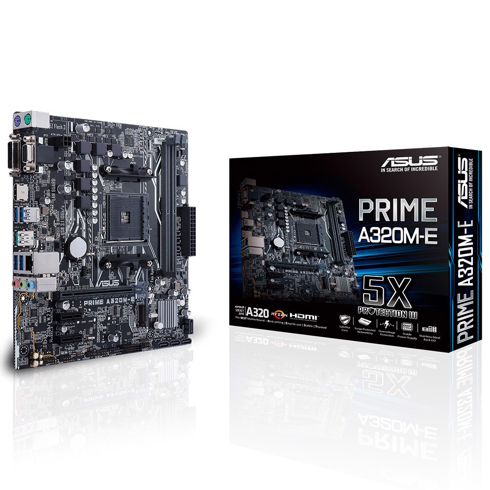 ASUS PRIME A320M-E 3200MHz(OC) DDR4 Soket AM4 M.2 HDMI VGA DVI mATX Anakart|  ITOPYA.COM
