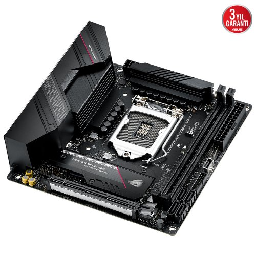 En Ucuz Asus ROG Strix B560-I Gaming WIFI Intel B560 Soket 1200 DDR4 5333(OC )MHz Mini-ITX Gaming (Oyuncu) Anakart fiyatı incehesap.com 'da
