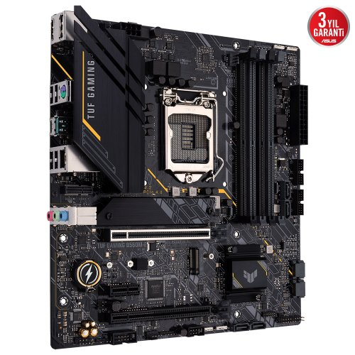 Asus TUF Gaming B560M-E Intel B560 Soket 1200 DDR4 5000(OC)MHz mATX Gaming  (Oyuncu) Anakart - incehesap.com