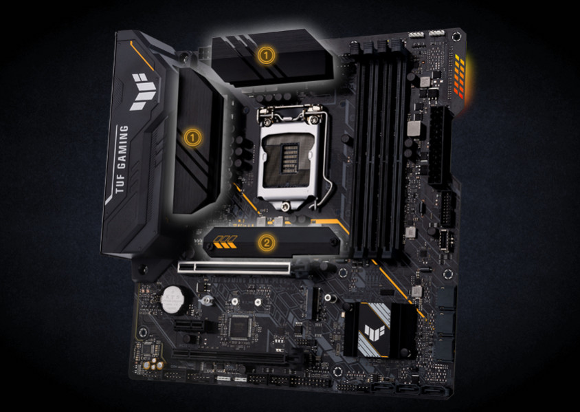 Asus TUF Gaming B560M-Plus Intel B560 Soket 1200 DDR4 5000(OC)MHz mATX  Gaming (Oyuncu) Anakart - incehesap.com