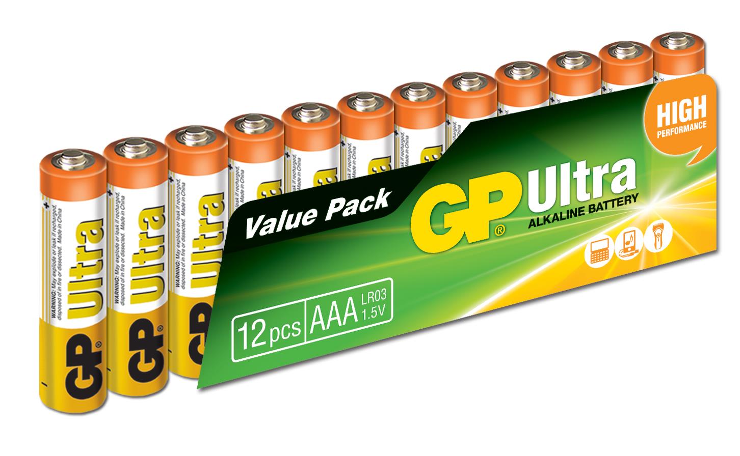 Батарейки GP Ultra Alkaline AAA