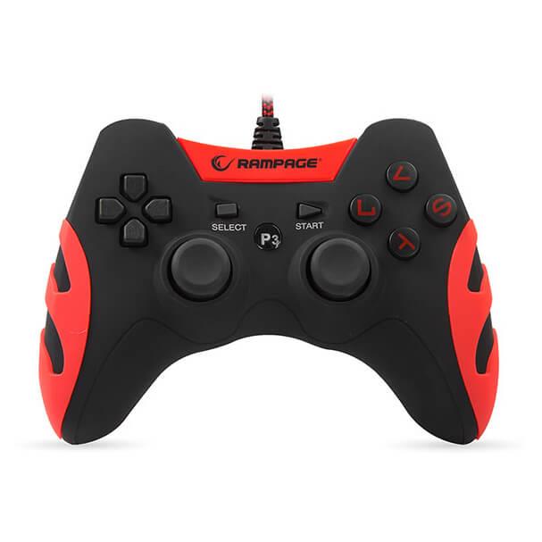 en ucuz snopy rampage sgr218 ps3pc x ınput kırmızı usb 1.8m joypad